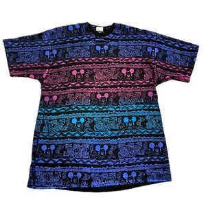 Rare Vintage Mickey Mouse 90s Print Donald Duck Goofy Disney single stitch